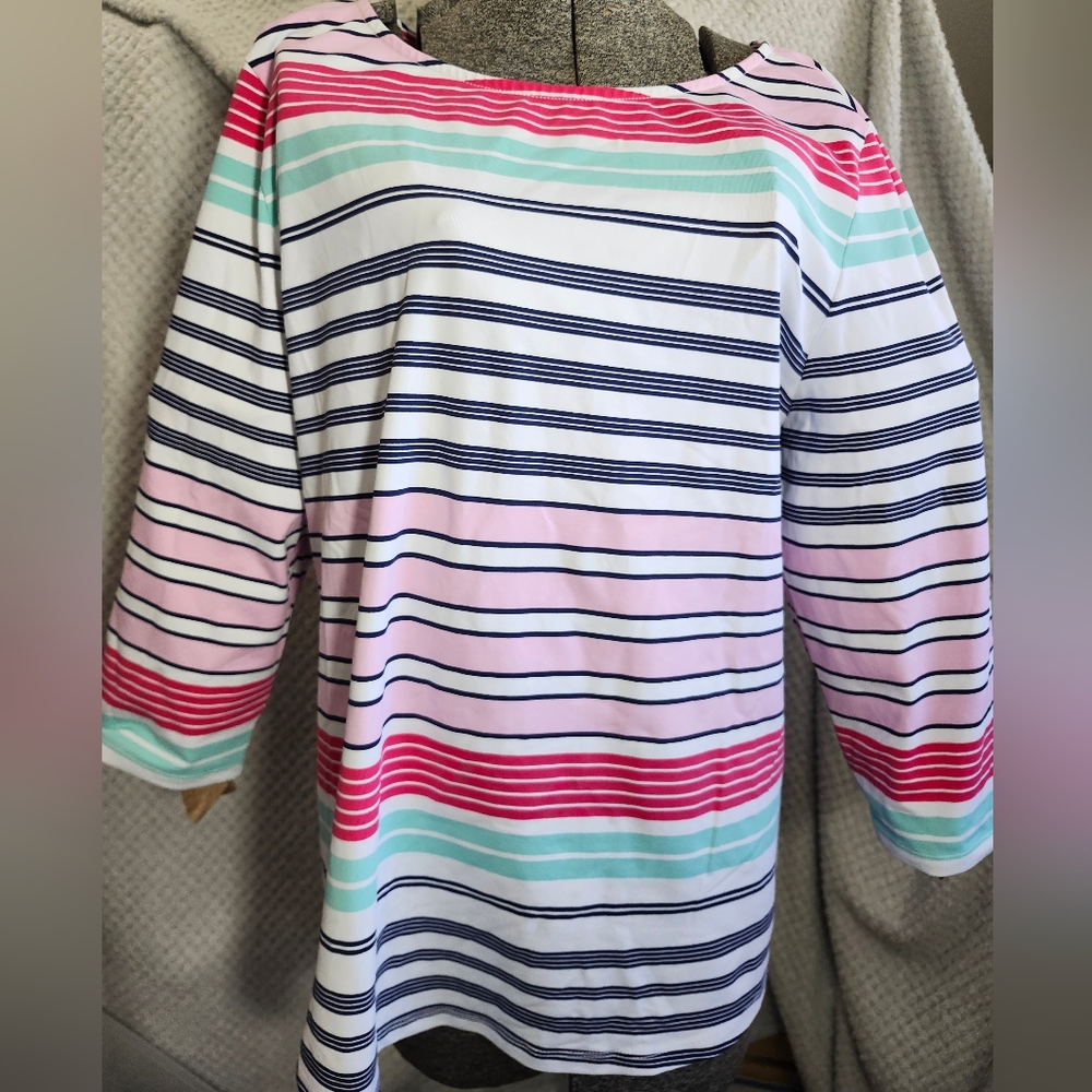 Tommy Bahama Pink Striped Shirt